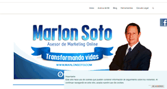 Desktop Screenshot of marlonsoto.com