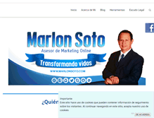Tablet Screenshot of marlonsoto.com